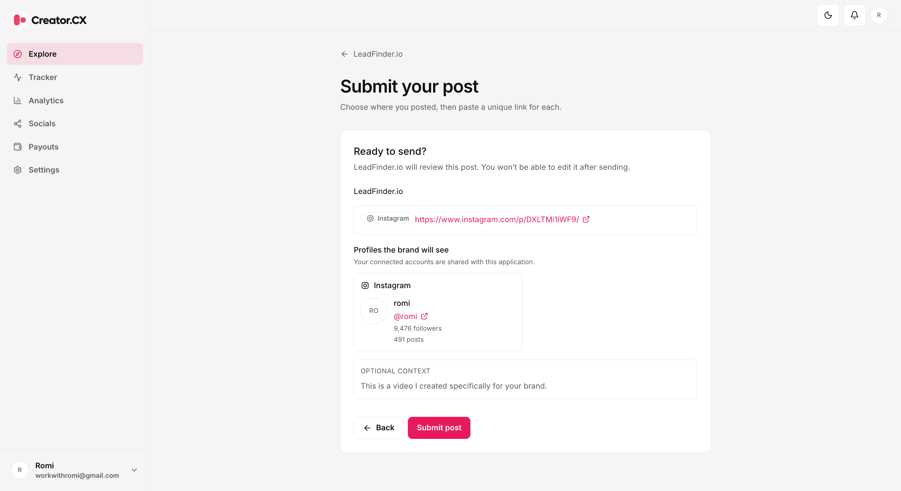 Create and post videos