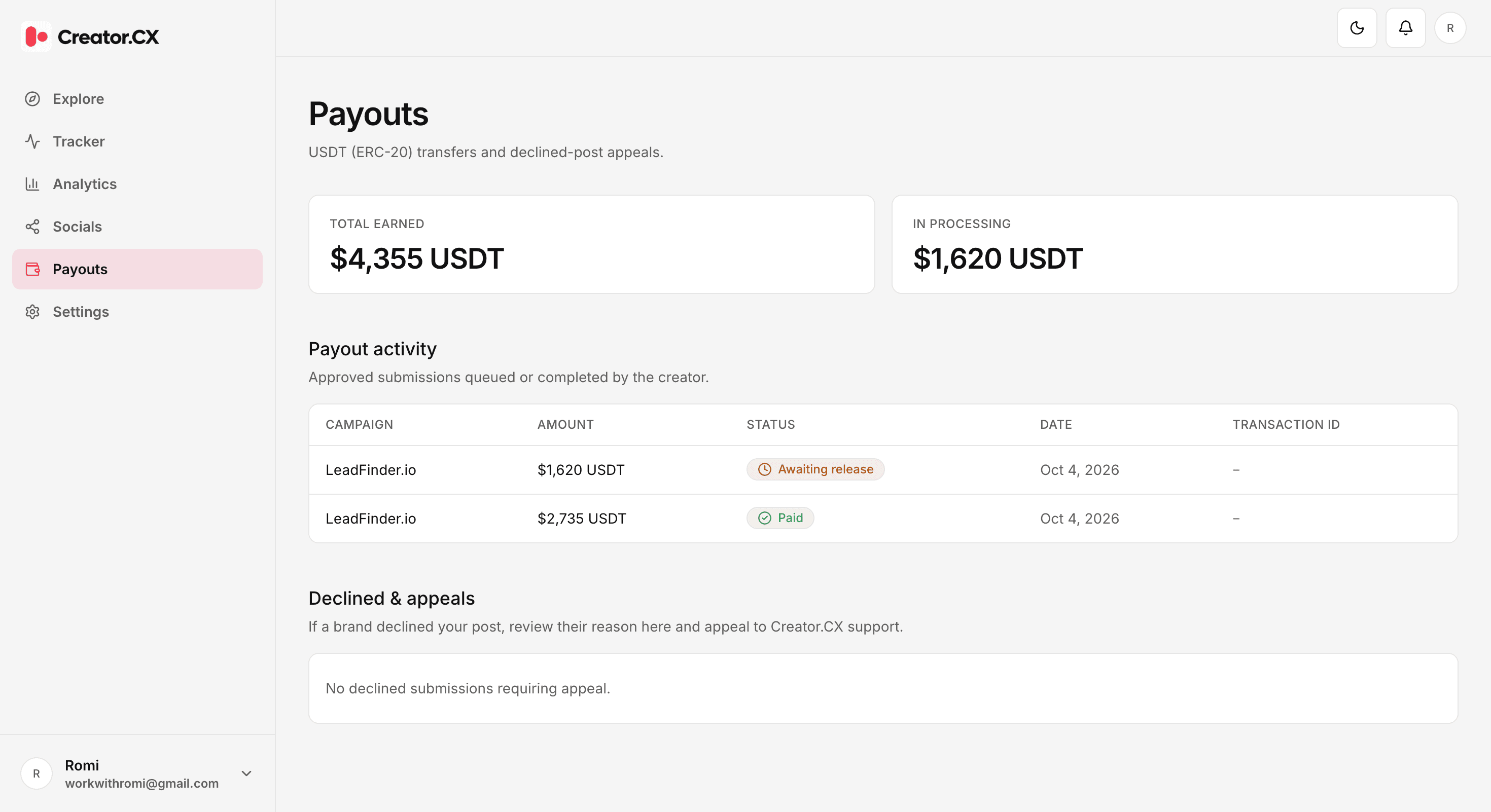 Get paid